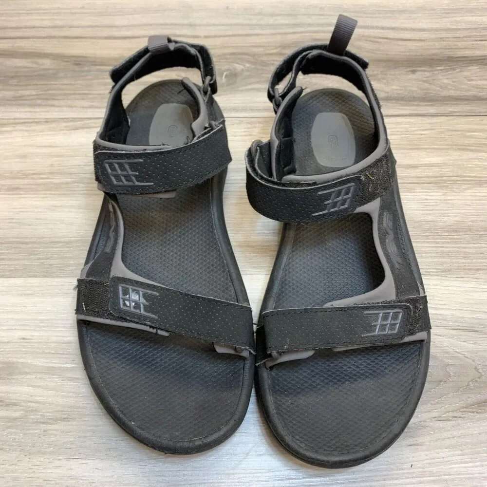 Teva Mens 4289 Outdoor Hiking Hook‎ & loop Sandals Shoes Size 8 Black Minam